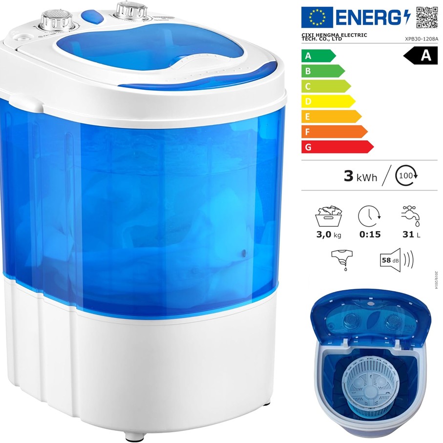 Pralka podłączona do USB przy zlewie